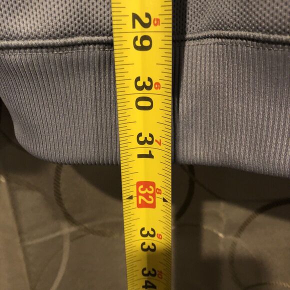 Adidas SMU Mustangs XL Basketball Pullover Jacket Gray Red Men's Quarter-Zip - Picture 7 of 11